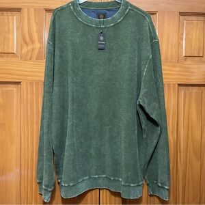 F/X Fusion Green Reverse Rib Long Sleeve Shirt Size XXL NWT